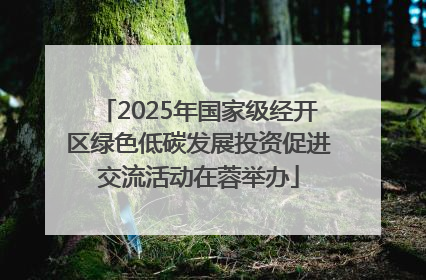 2025年国家级经开区绿色低碳发展投资促进交流活动在蓉举办
