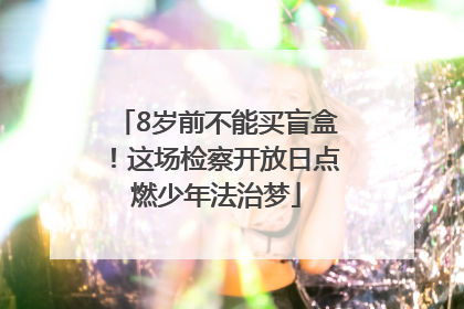 8岁前不能买盲盒！这场检察开放日点燃少年法治梦