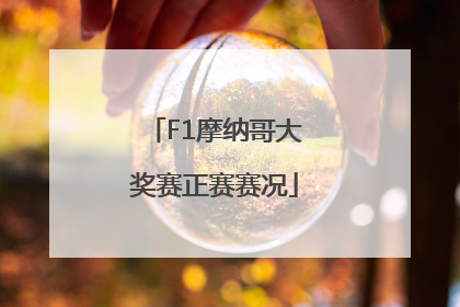 F1摩纳哥大奖赛正赛赛况